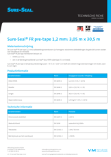 Sure-Seal pre-tape 1,2mm - TF